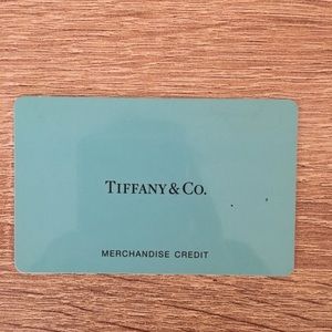 Tiffany &Co. Merchandise credit worth $72.00